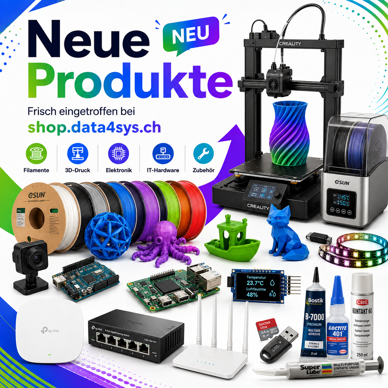 Neue Produkte bei Data4sys entdecken