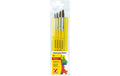 Eberhard Faber Aquarellpinsel Ponyhaar Set, 4 Stück