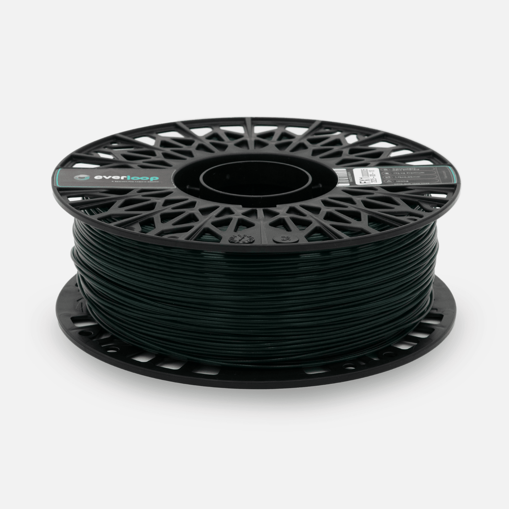 Recycling Fabrik Translucent Dark Emerald rPETG Premium 1kg 1.75mm