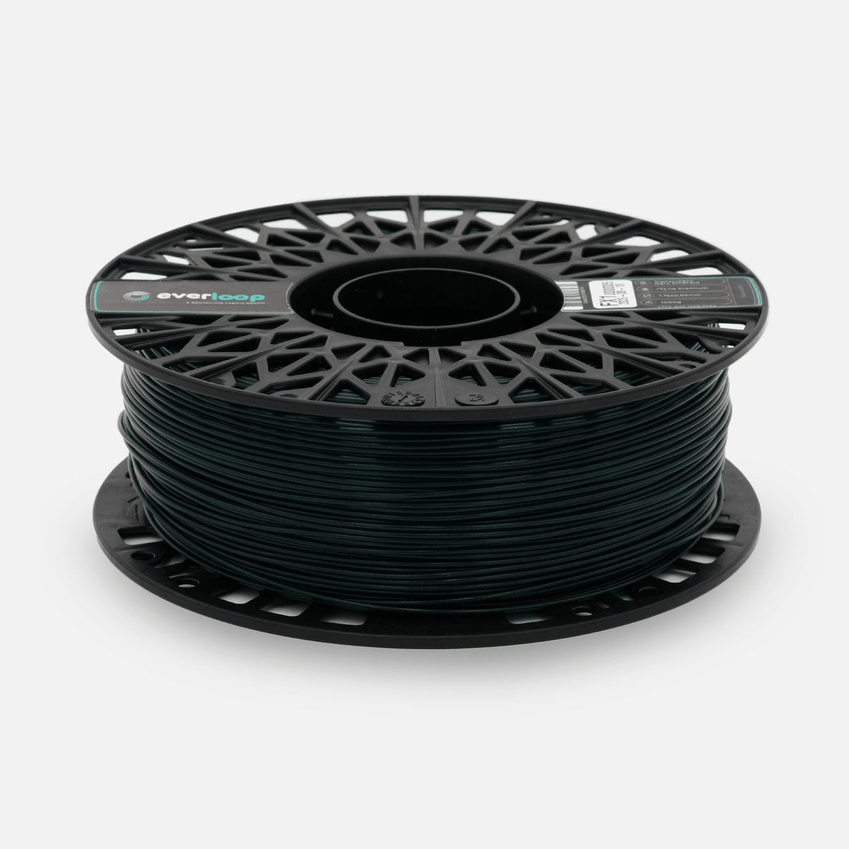 Recycling Fabrik Translucent Dark Emerald rPETG Premium 1kg 1.75mm