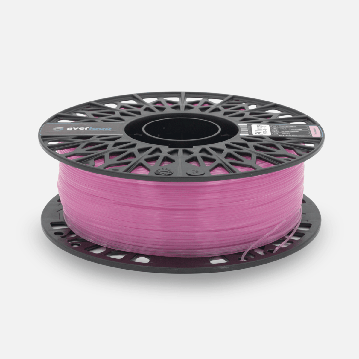 Recycling Fabrik Translucent Rose rPLA Premium 1kg 1.75mm