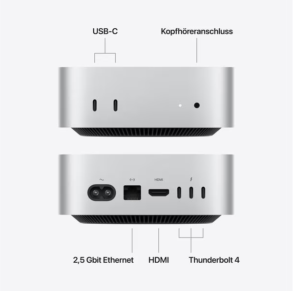 Apple Mac Mini 2026 M6 (12C-CPU / 12C-GPU / 16 GB / 512 GB)