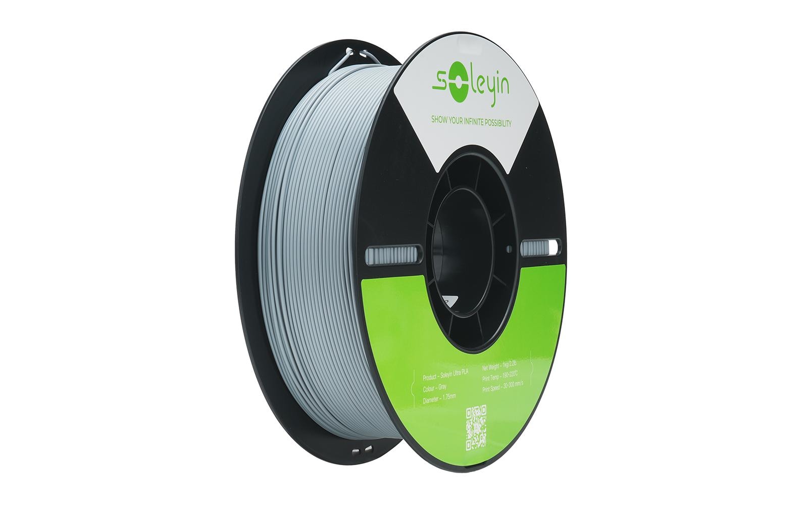 Creality Filament Soleyin Ultra-PLA Grau 1.75 mm 1 kg