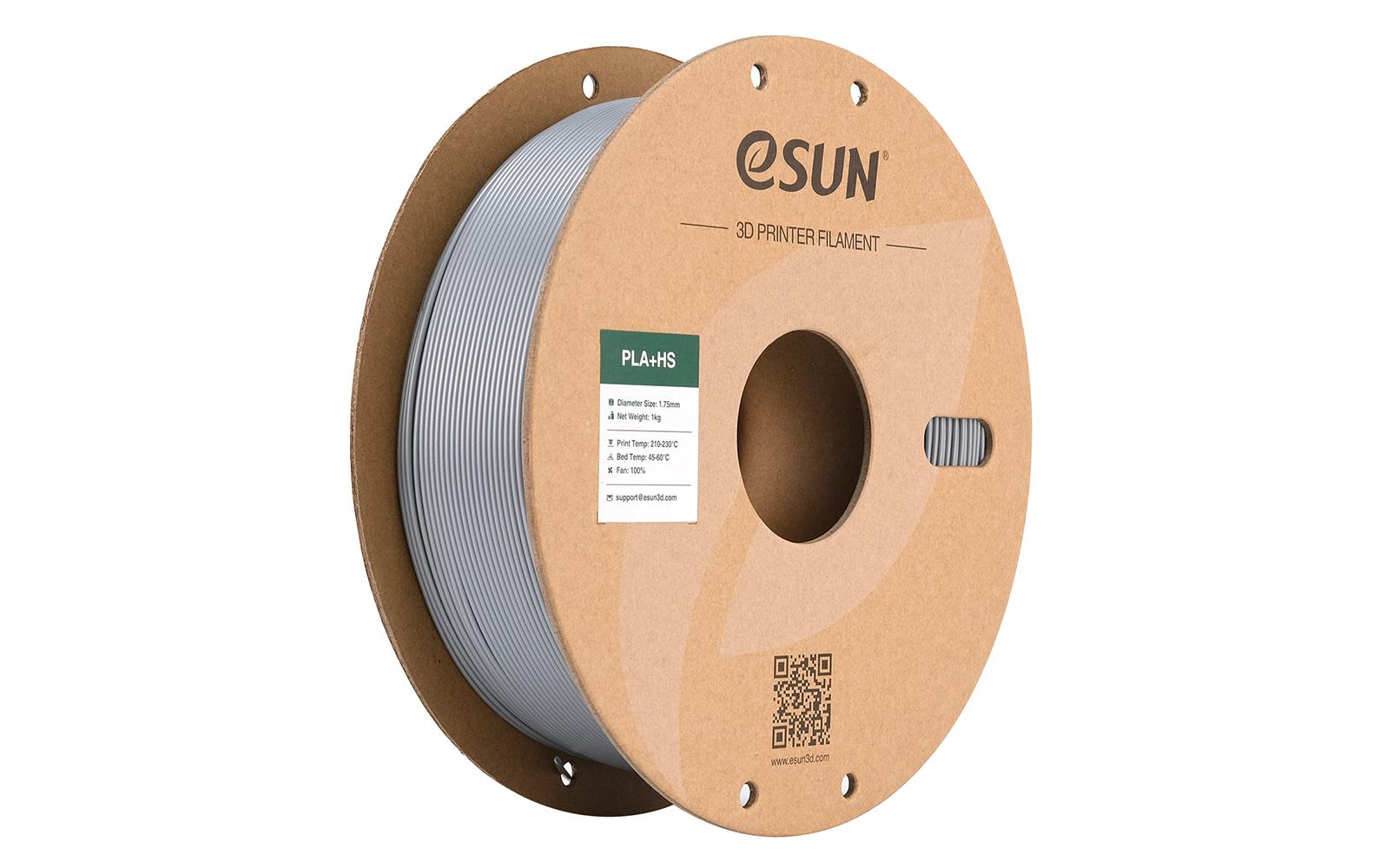 eSun Filament PLA+ HS Silber 1.75 mm 1 kg