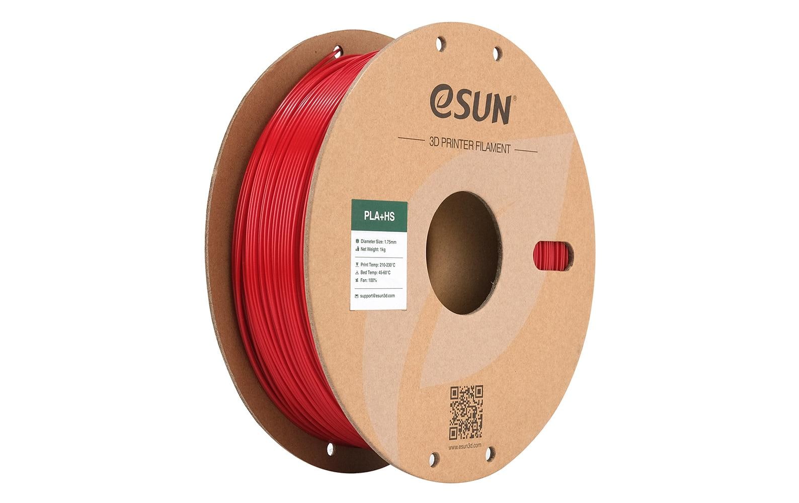 eSun Filament PLA+ HS Feuerrot 1.75 mm 1 kg