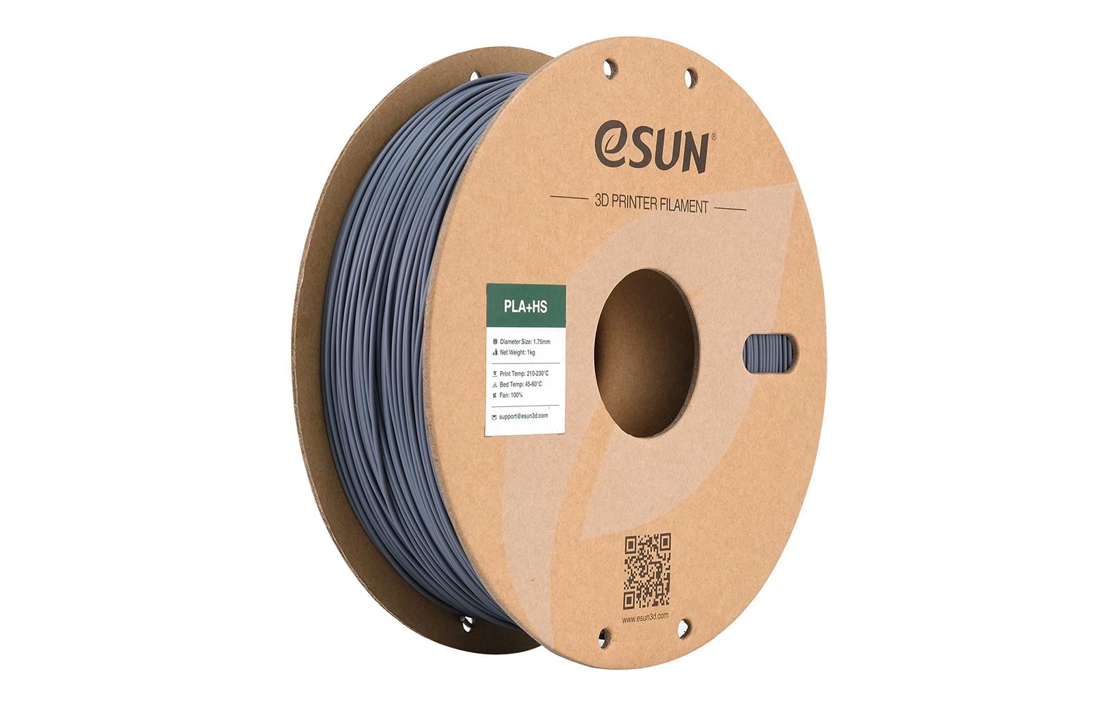 eSun Filament PLA+ HS Grau 1.75 mm 1 kg
