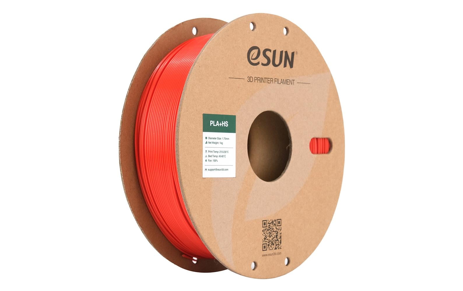 eSun Filament PLA+ HS Rot 1.75 mm 1 kg