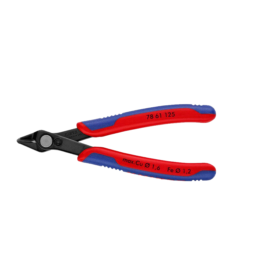 Knipex Elektronik-Seitenschneider 125 mm brüniert