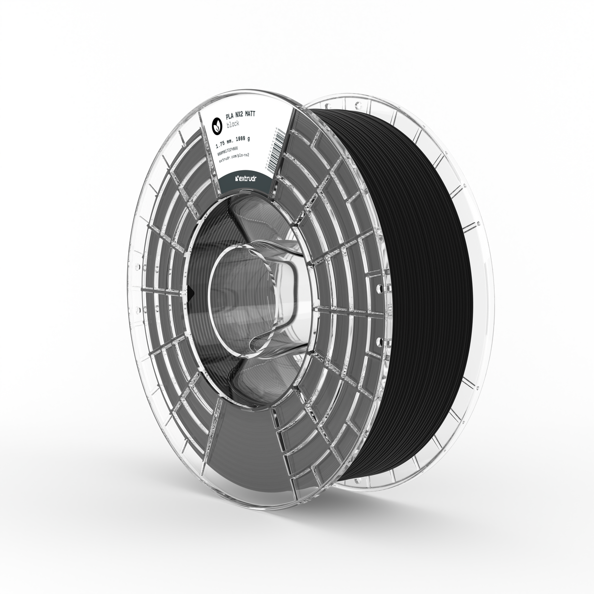 Extrudr PLA NX2 Matt Schwarz 1kg 1.75mm