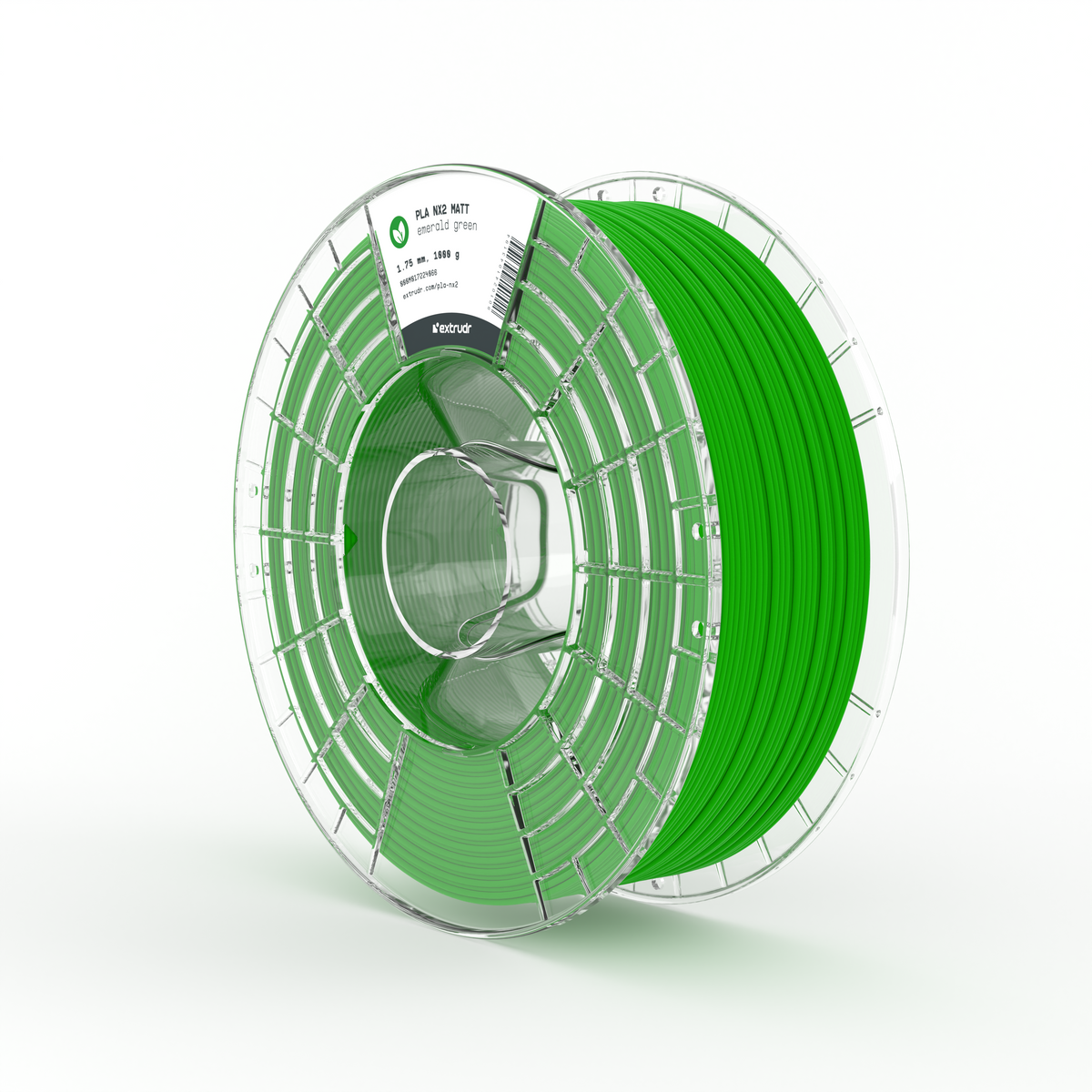 Extrudr PLA NX2 Matt Smaragdgrün 1kg 1.75mm