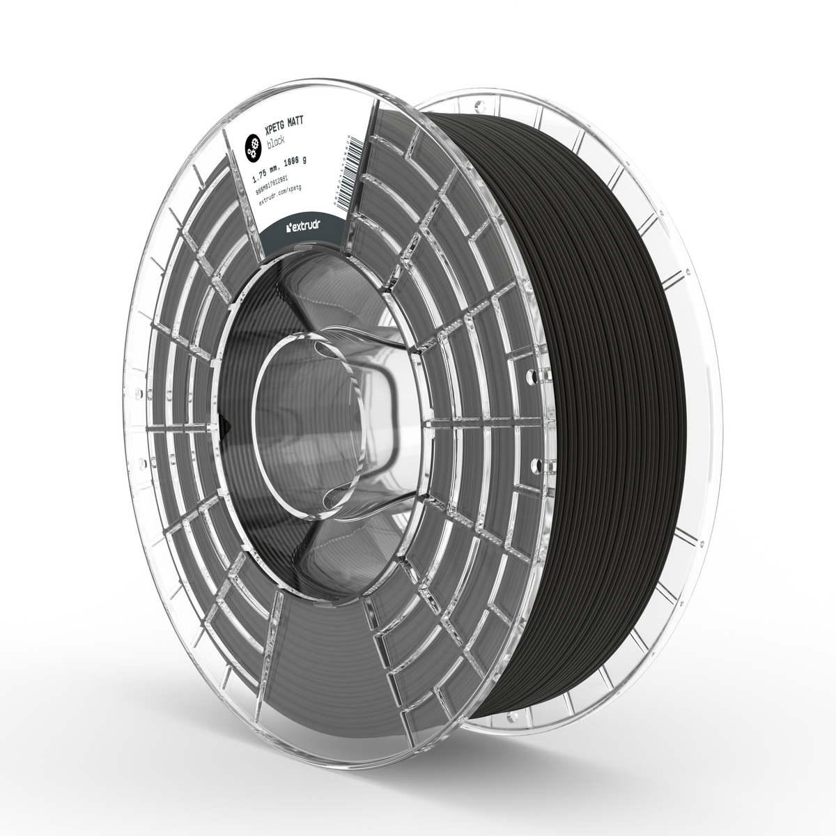 Extrudr XPETG Matt Schwarz 1kg 1.75mm