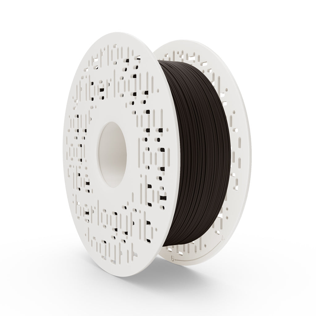 Fiberlogy FiberFlex Aero Black Filament, Filamentspule Seitenansicht