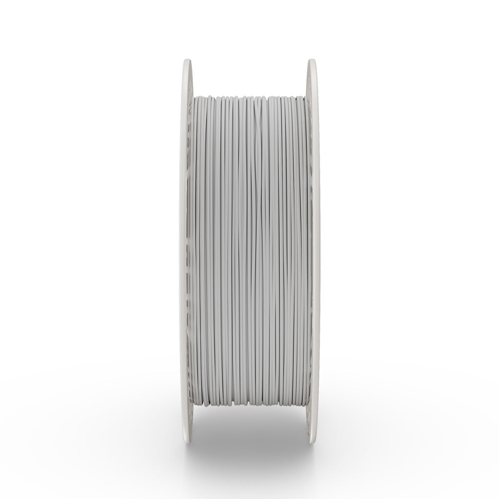 Fiberlogy FiberFlex Aero Grey Filament, Filamentspule Vorderansicht