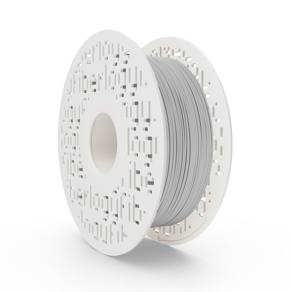 Fiberlogy FiberFlex Aero Grey Filament, Filamentspule Seitenansicht