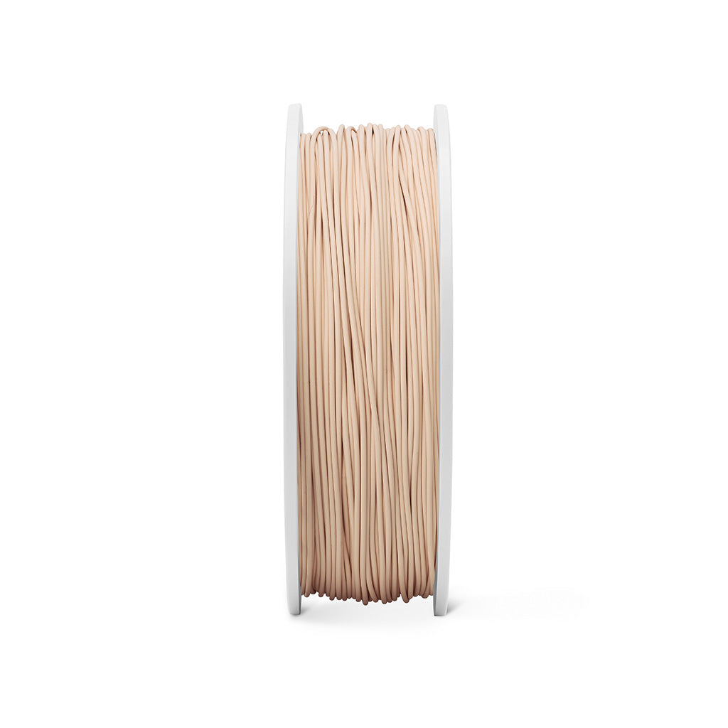 Fiberlogy Matte PLA Beige Filament, Filamentspule Vorderansicht