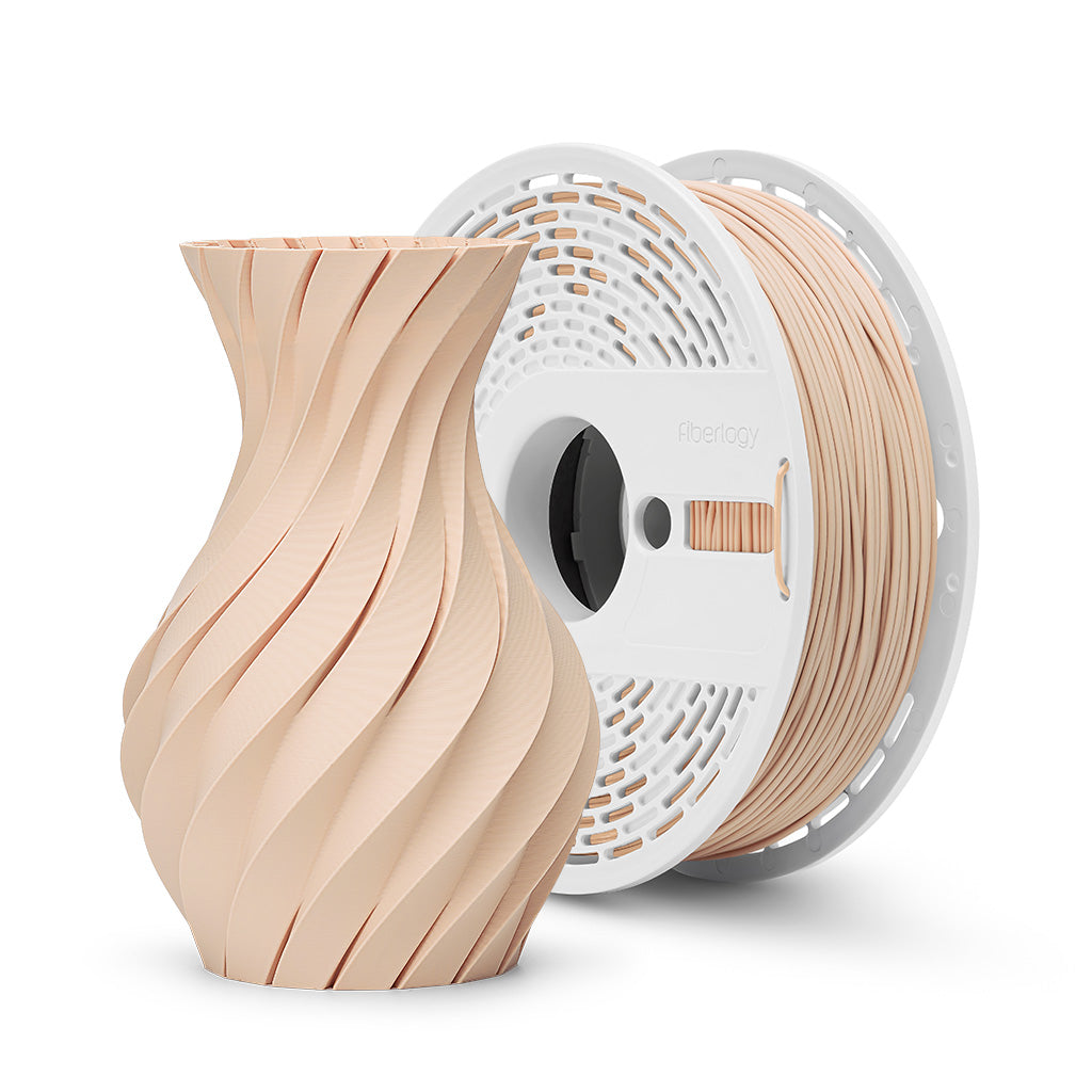 Mit Fiberlogy Matte PLA Beige Filament 3D-gedrucktes Objekt