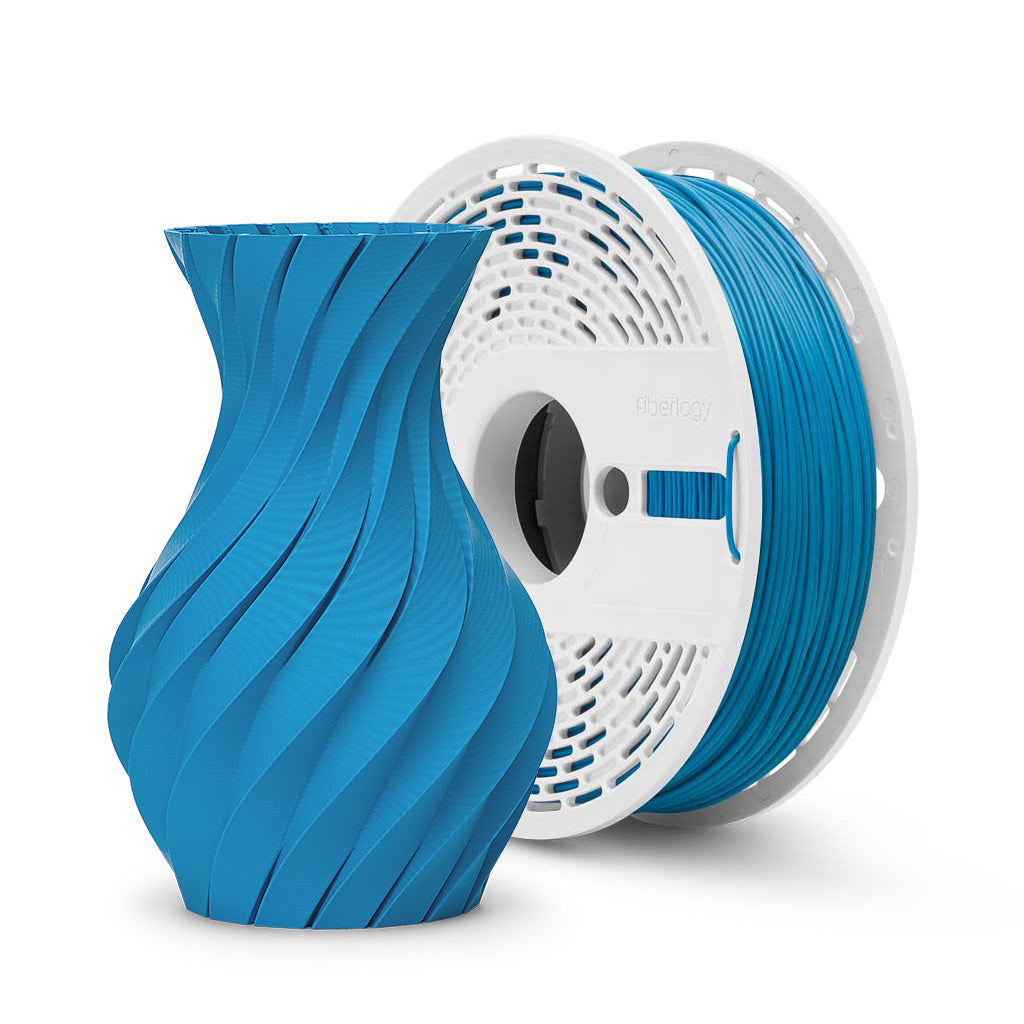 Mit Fiberlogy Matte PLA Blue Filament 3D-gedrucktes Objekt