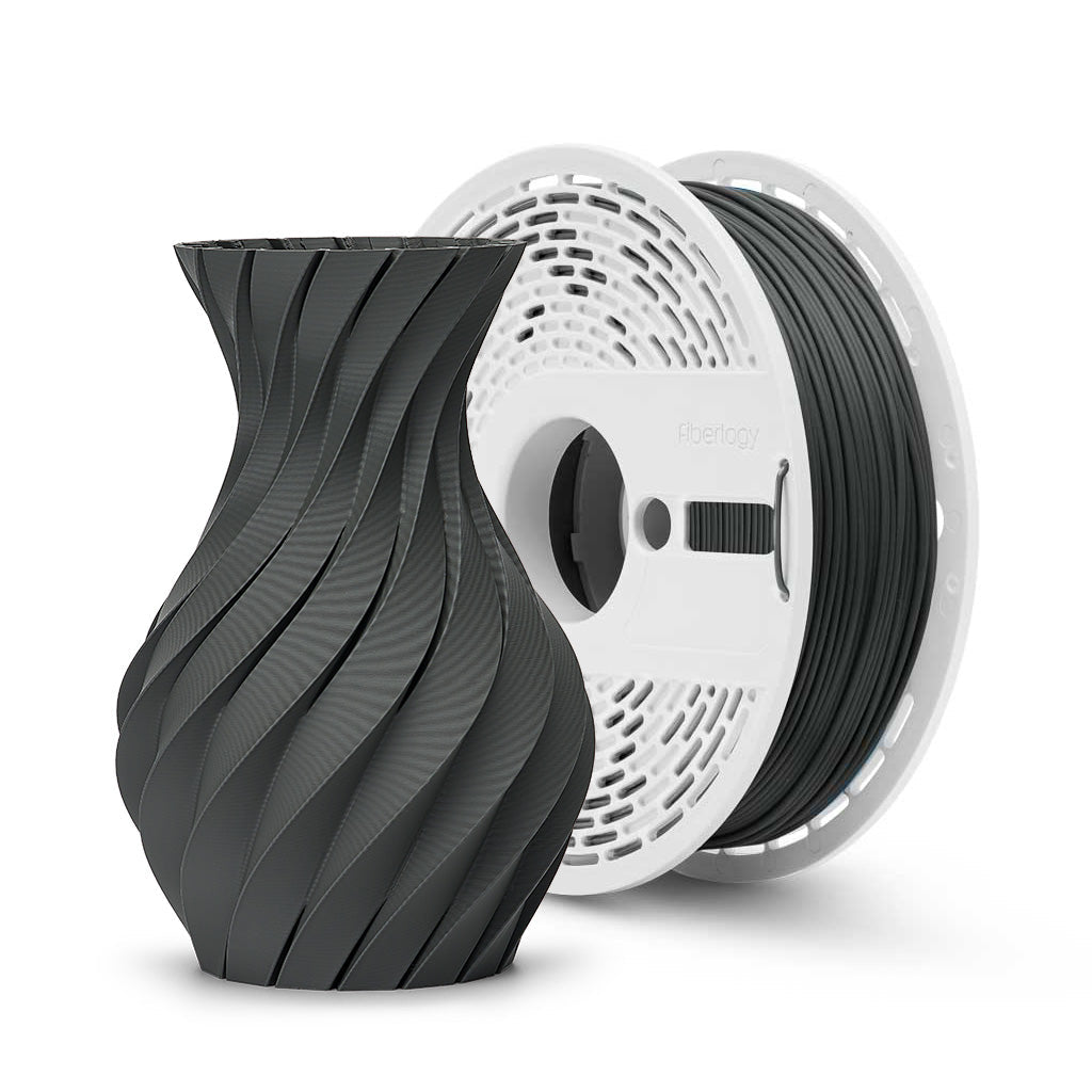 Mit Fiberlogy Matte PLA Graphite Filament 3D-gedrucktes Objekt