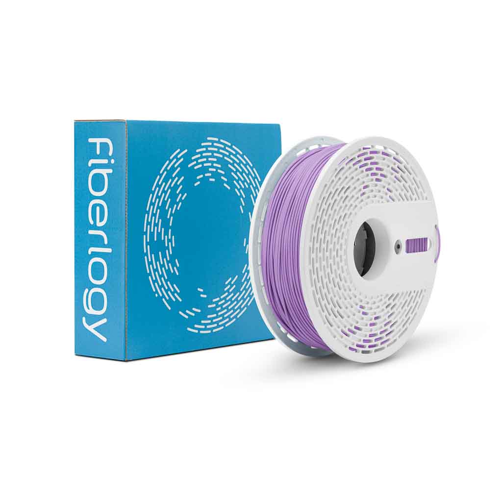 Verpackung von Fiberlogy Matte PLA Pastel Lilac Filament