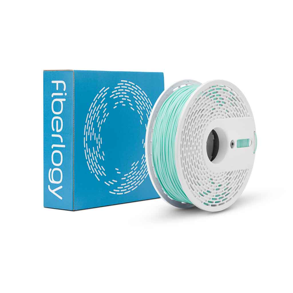 Verpackung von Fiberlogy Matte PLA Pastel Mint Filament