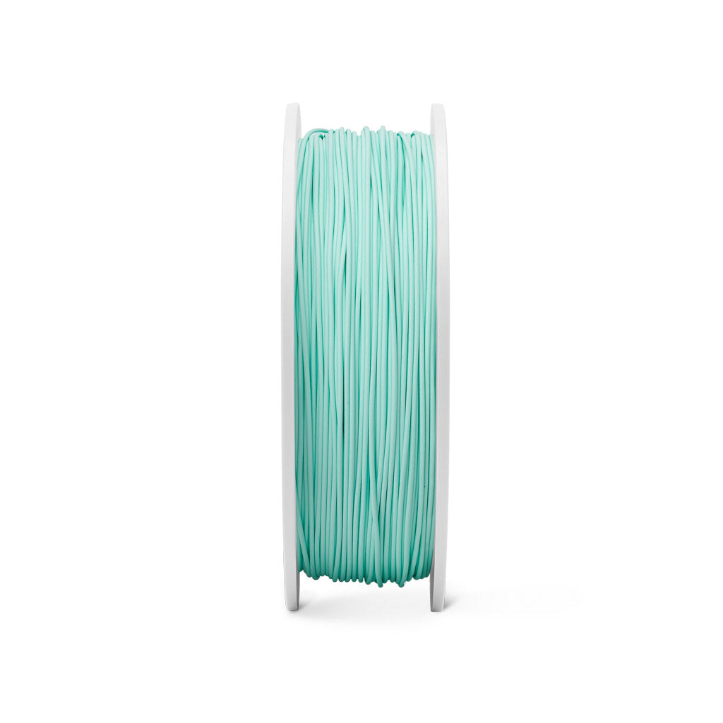 Fiberlogy Matte PLA Pastel Mint Filament, Filamentspule Vorderansicht