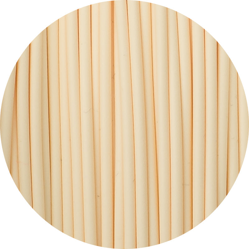 Farbmuster von Fiberlogy Matte PLA Pastel Yellow Filament