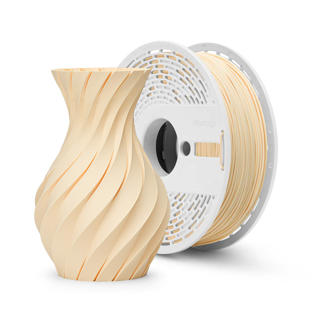 Mit Fiberlogy Matte PLA Pastel Yellow Filament 3D-gedrucktes Objekt