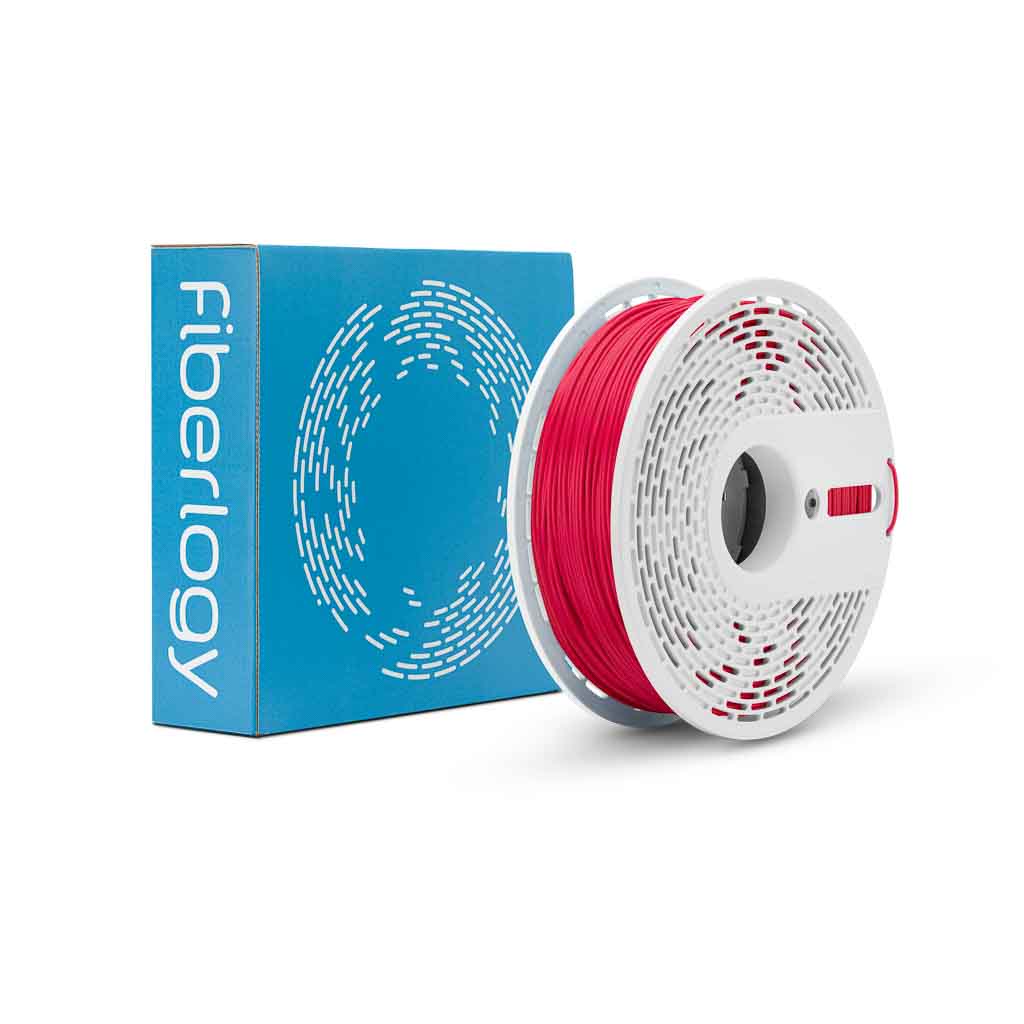 Verpackung von Fiberlogy Matte PLA Red Filament