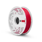 Fiberlogy Matte PLA Red Filament, Filamentspule Seitenansicht