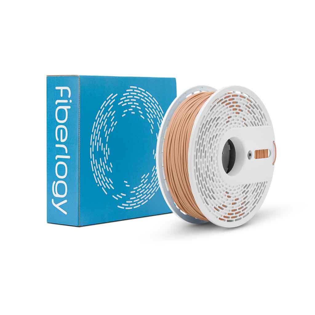 Verpackung von Fiberlogy Matte PLA Skin Tone 2 Filament