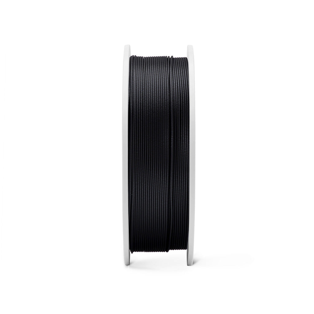 Fiberlogy PCTG GF10 Black Filament, Filamentspule Vorderansicht