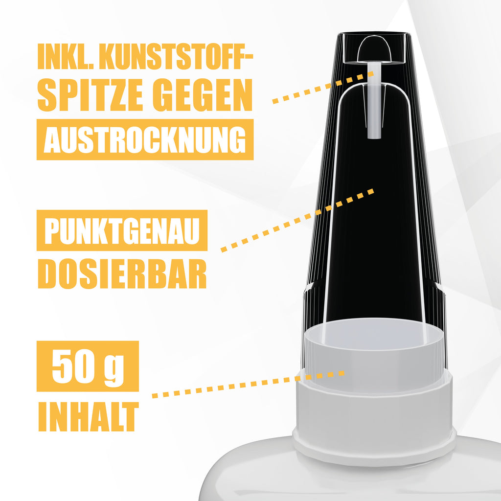 Kraftprotz 3D-Druck Sekundenkleber, dickflüssig, 50g