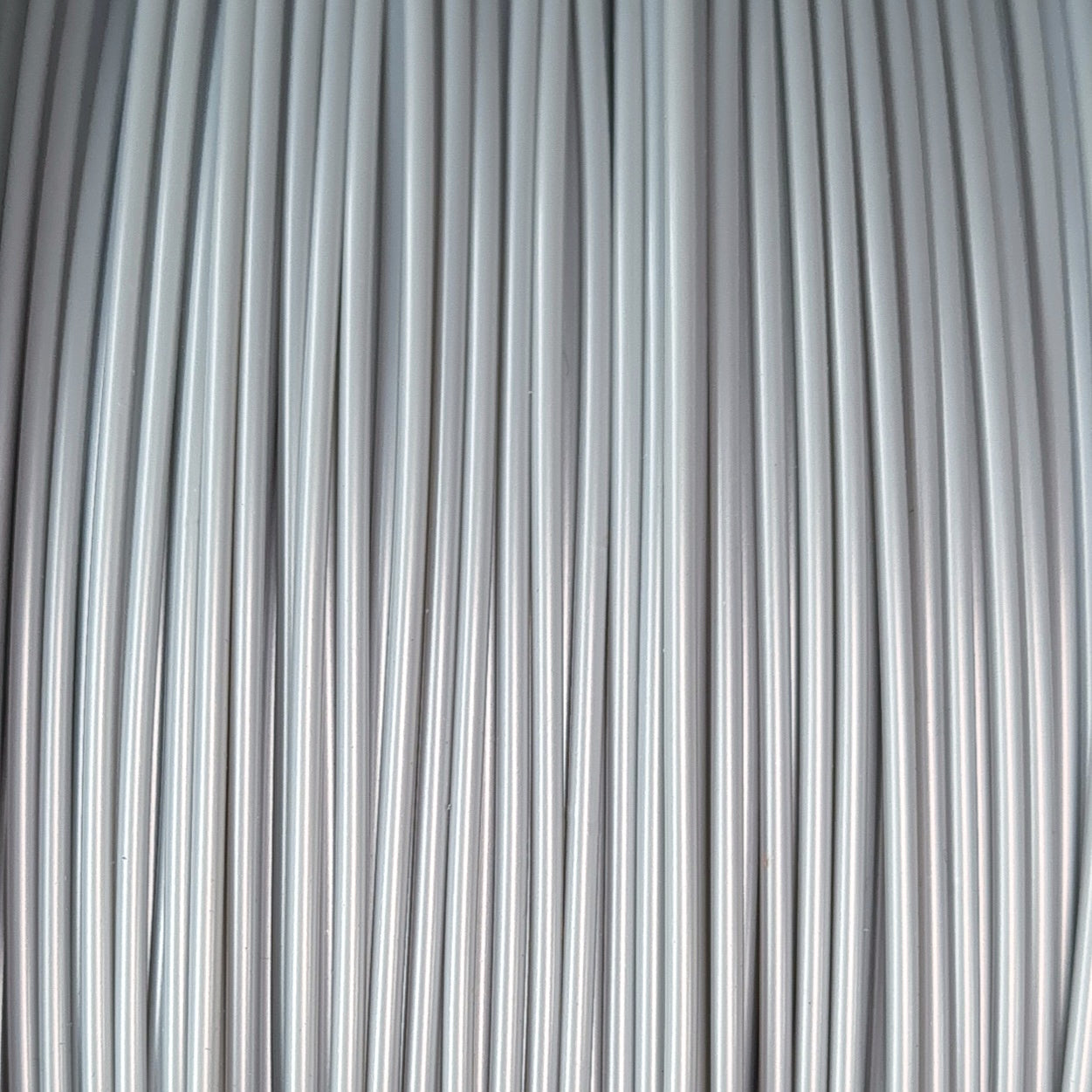 Nobufil PCTG Alu Grey Filament, Filamentspule Detailansicht