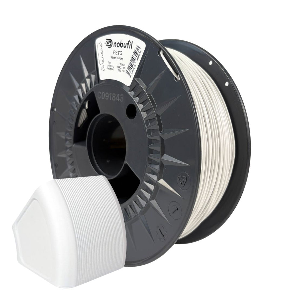 Nobufil PETG Matt White 1 kg 1.75 mm