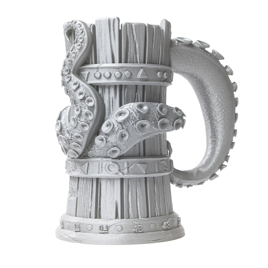 Mit Feinschmelzer PETG Sterling Silver Filament 3D-gedruckter Krug
