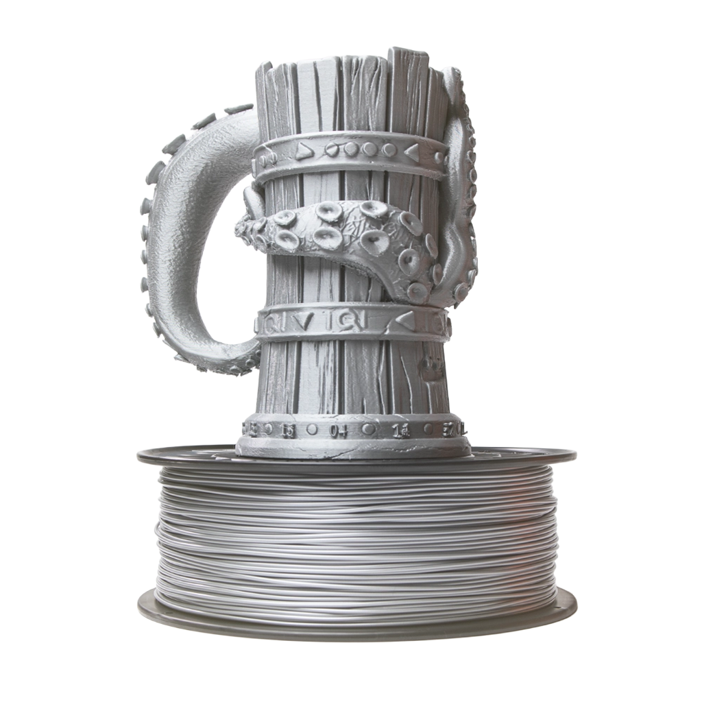 Feinschmelzer PETG Sterling Silver Filament, Filamentspule