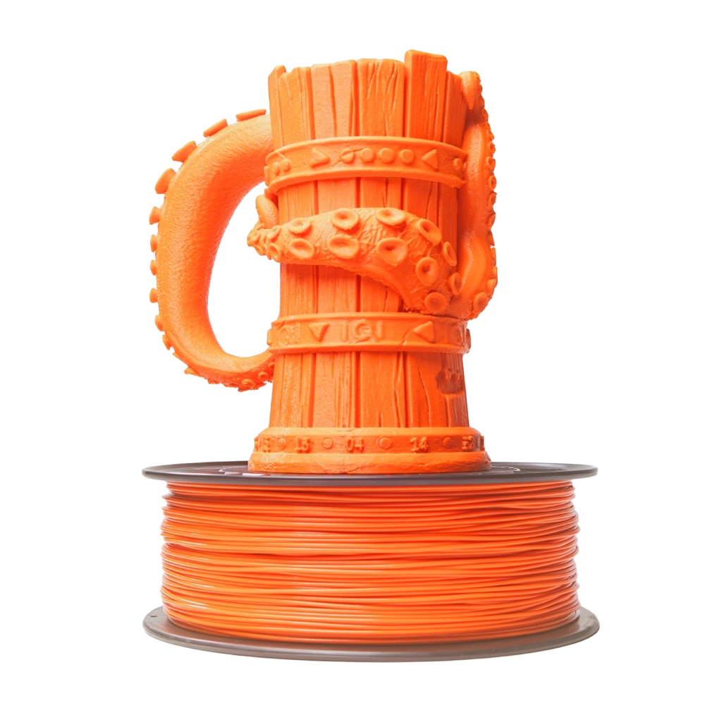 Feinschmelzer PETG Vivid Orange Filament, Filamentspule
