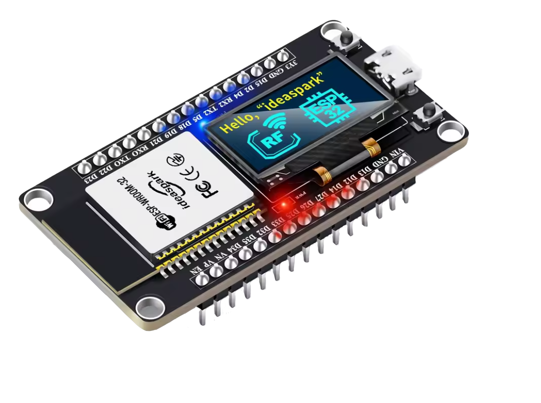 ideaspark ® ESP32-Entwicklungsboard mit 0,96-Zoll-OLED-Display