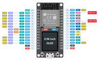 ideaspark ® ESP32-Entwicklungsboard mit 0,96-Zoll-OLED-Display