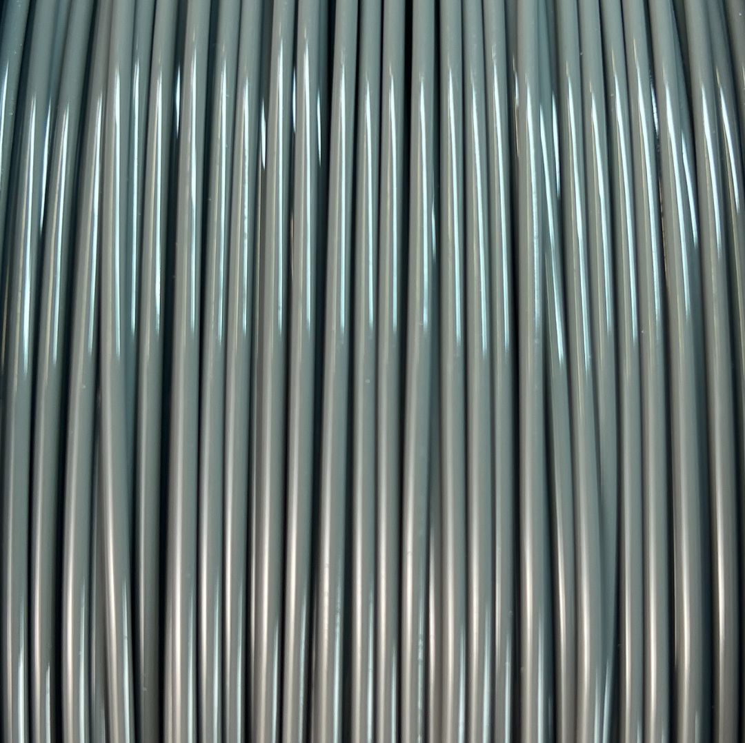 Nobufil PCTG Industrial Dark Grey Filament, Filamentspule Detailansicht